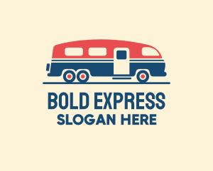 Hip Trailer Camper Van logo design