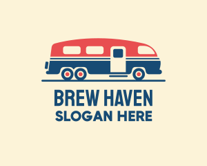 Hip Trailer Camper Van logo design