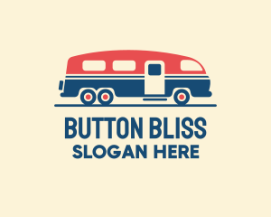 Hip Trailer Camper Van logo design