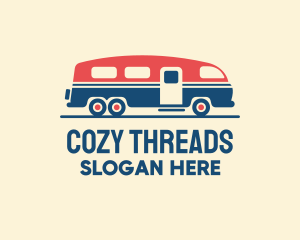 Hip Trailer Camper Van logo design