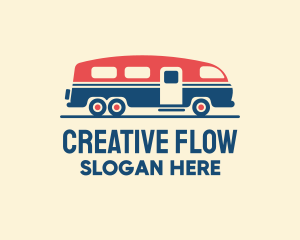 Hip Trailer Camper Van logo design