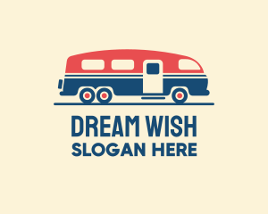 Hip Trailer Camper Van logo design