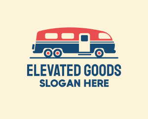 Hip Trailer Camper Van logo design