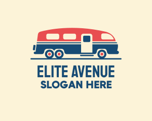 Hip Trailer Camper Van logo design