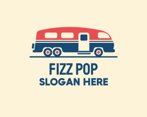 Hip Trailer Camper Van logo design