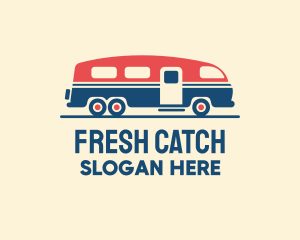 Hip Trailer Camper Van logo design