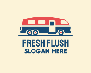 Hip Trailer Camper Van logo design