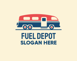 Hip Trailer Camper Van logo design