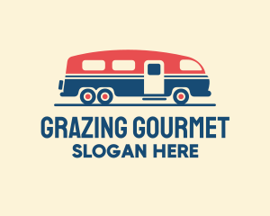 Hip Trailer Camper Van logo design