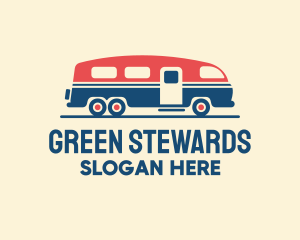 Hip Trailer Camper Van logo design