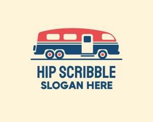 Hip Trailer Camper Van logo design