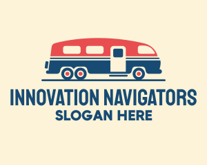 Hip Trailer Camper Van logo design