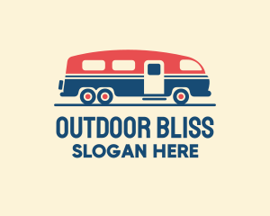 Hip Trailer Camper Van logo design