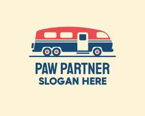 Hip Trailer Camper Van logo design