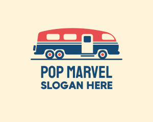 Hip Trailer Camper Van logo design