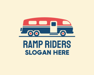 Hip Trailer Camper Van logo design