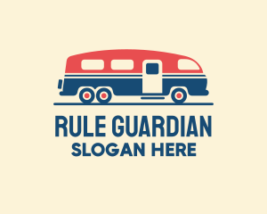 Hip Trailer Camper Van logo design