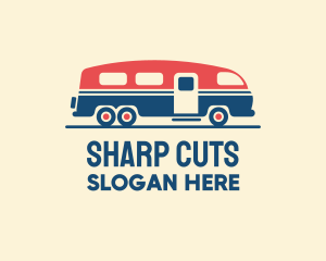 Hip Trailer Camper Van logo design