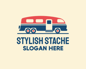 Hip Trailer Camper Van logo design