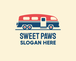 Hip Trailer Camper Van logo design