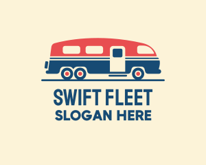 Hip Trailer Camper Van logo design