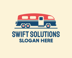 Hip Trailer Camper Van logo design