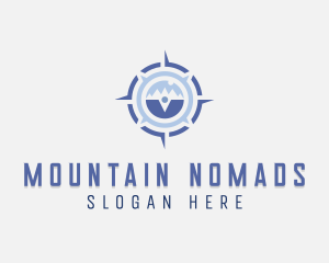 Mountain Compass Traveler logo design