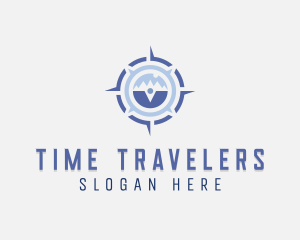 Mountain Compass Traveler logo design