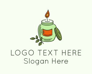 Natural Candle Jar Logo