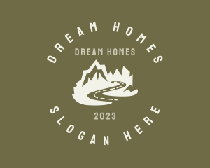 Mountain Destination Scenery Logo