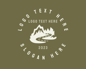 Mountain Destination Scenery Logo