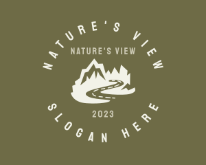 Mountain Destination Scenery logo