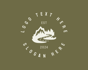 Mountain Destination Scenery logo