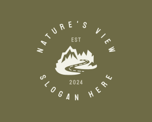 Mountain Destination Scenery logo