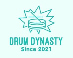 Teal Snare Drum  logo