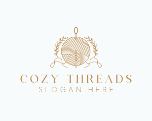 Crochet Yarn Handicraft logo design