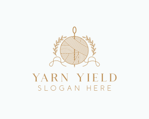 Crochet Yarn Handicraft logo design