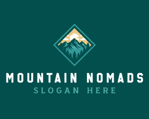 Outdoor Peak Mountain logo design