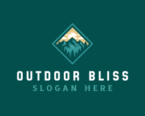 Outdoor Peak Mountain logo design