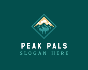 Outdoor Peak Mountain logo design