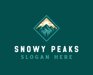 Outdoor Peak Mountain logo design