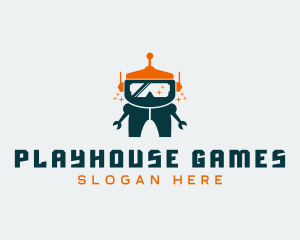 Robotics Video Game Bot logo design