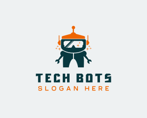 Robotics Video Game Bot logo design