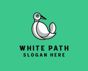 Dove Wing Outline logo