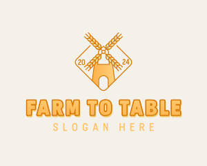 Homestead Flour Farming  logo