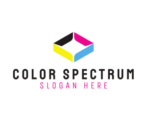 Colorful Diamond  Shape logo design