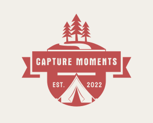 Nature Camping Emblem logo