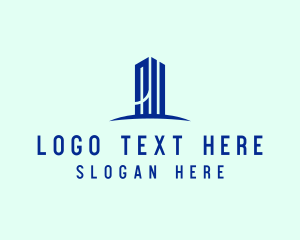 Tall - Construction Realty Building logo design