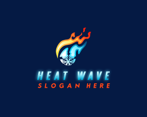 HVAC Cooling Heating logo