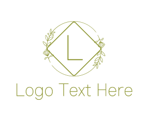 Nature Garden Wreath logo